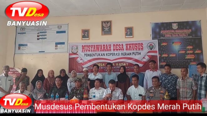 
					Musdesus Kopdes Merah Putih Sukses Pembentukan di Taja Raya 1 Kecamatan Betung